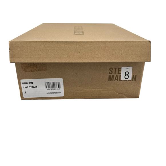 BRAND NEW NWT Women's Chestnut Brown Steve Madden Brixtin Slipper Clogs Sz 8M - Picture 8 of 8